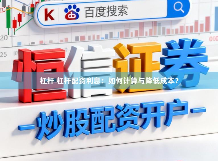 杠杆 杠杆配资利息：如何计算与降低成本？